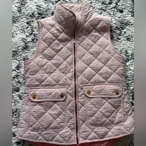 Women’s pink and white vest